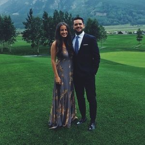 Lulus floral maxi dress